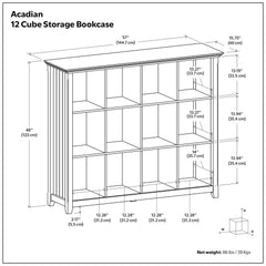 Acadian - Handcrafted Cube Storage