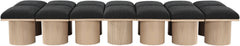 Pavilion - 14 Piece Modular Bench With Natural Base
