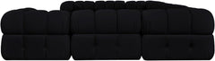 Orin - Velvet Performance Fabric Upholstered 9 Piece Sectional