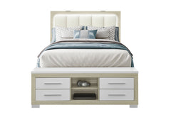 Madison - Queen Storage Bed - Natural