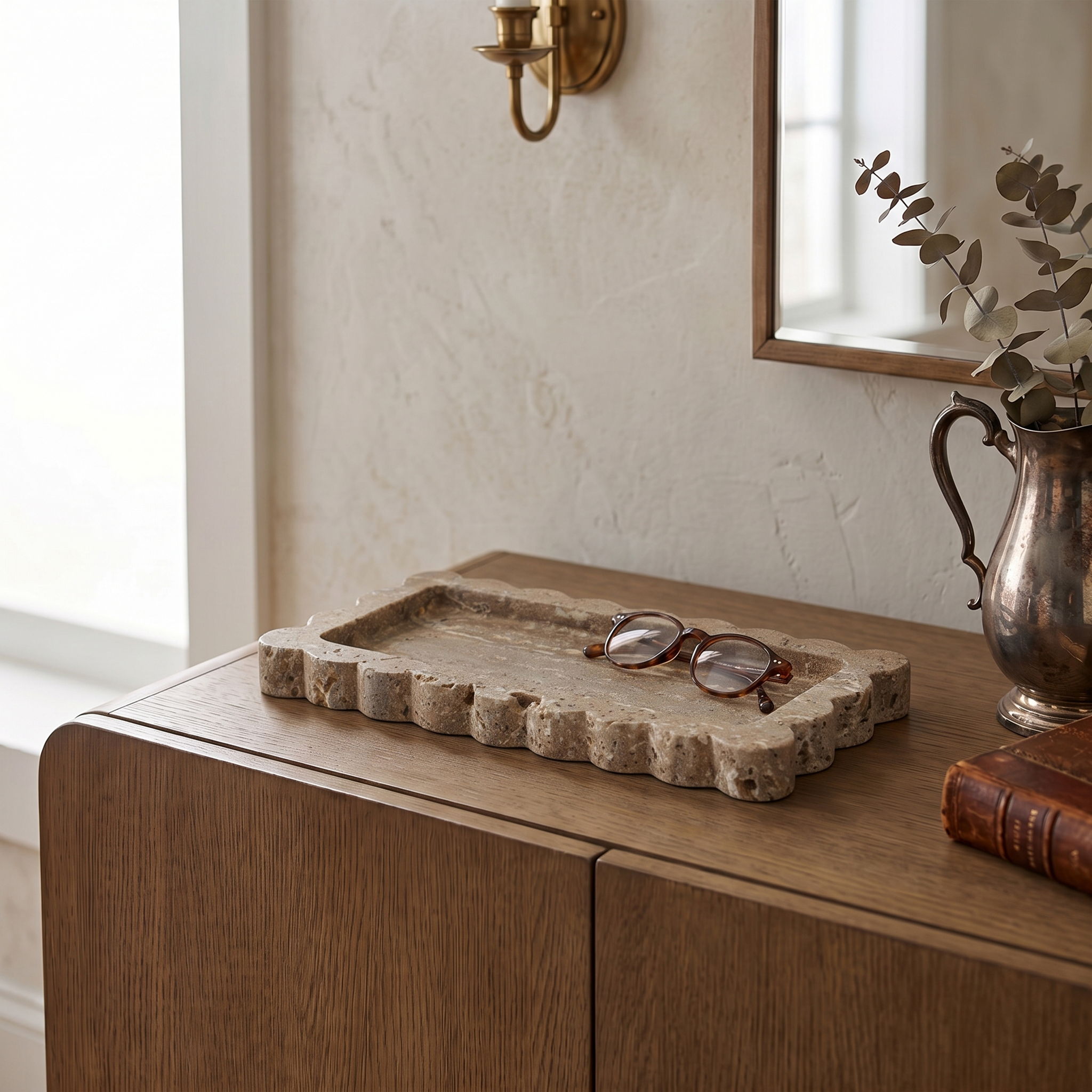 Josie - Genuine Marble Tray