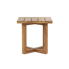Ella - Square Side Table With Cross Stretcher Base