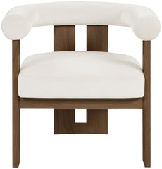 Arienzo - Performance Fabric Upholstered Accent Chair - Walnut Base