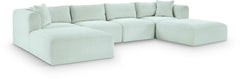 Shaggy - 6 Piece Modular Sectional With 2 Ottomans