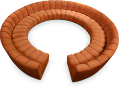 Infinity - 12 Piece Velvet Modular Sectional