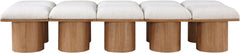 Pavilion - 10 Piece Modular Bench With Brown Base