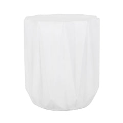 Outdoor Lightweight Concrete Side Table - Antique White