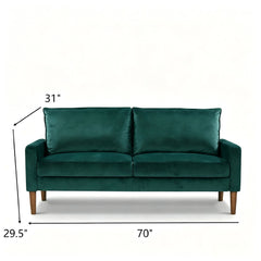 Upholstered Sofa, 3 Seater Couch For Living Room