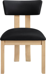 Lavrin - Vegan Leather Dining Side Chair (Set of 2) - Natural Base