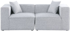 Cube - Linen Modular 2 Seat Sofa