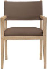 Avon - Vegan Leather Dining Arm Chair