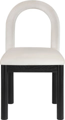 Conrad - Velvet Dining Chair With Black Legs
