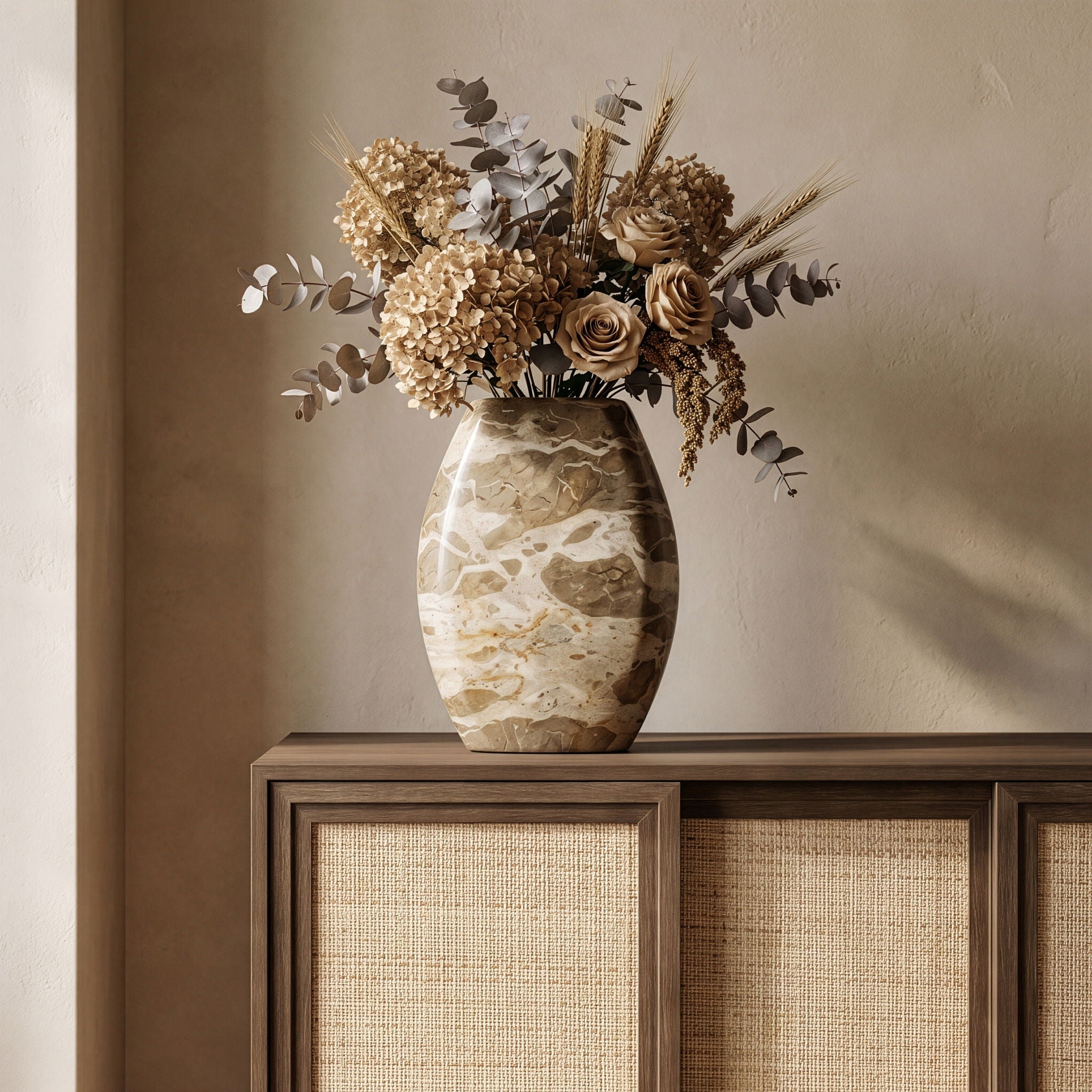 Sadie - Genuine Marble Vase