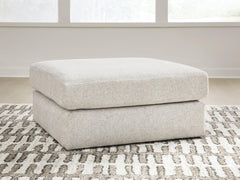 Kestrie - Oversized Accent Ottoman - Feathered