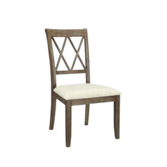 Claudia - Side Chair (Set of 2) - Beige / Brown