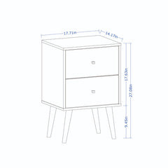 Liberty - Nightstand With 2 Drawers For Bedroom