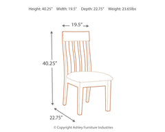 Ralene - Medium Brown - Dining UPH Side Chair (Set of 2)