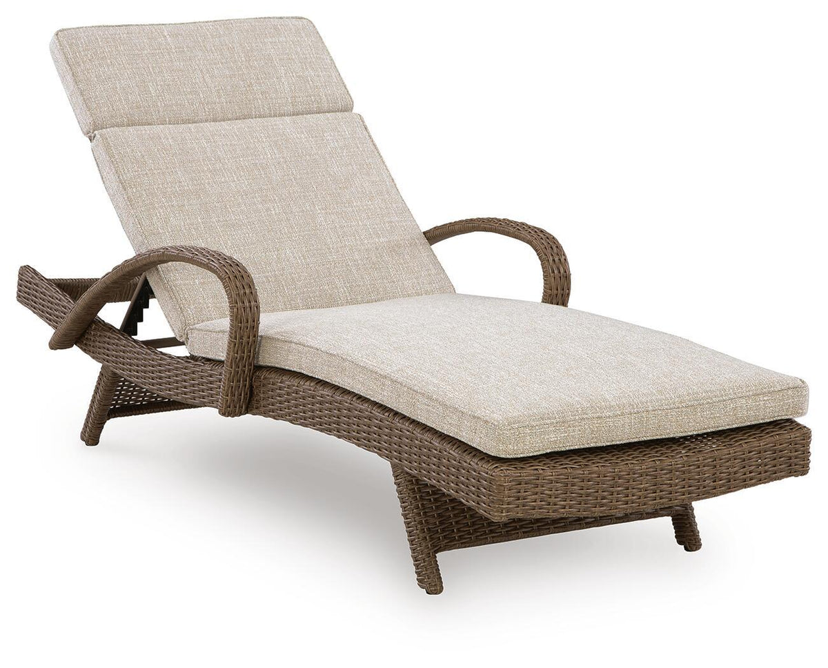 Laguna Heights - Chaise Lounge With Cushion - Beige