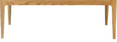 Gwynn - Frosted Glass Top Coffee Table - Natural