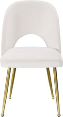 Logan - Dining Chair (Set of 2) - Gold Legs