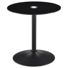Ganso - Round Glass Top Coffee And End Table Set