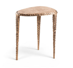 Gild - Aluminum Base And Genuine Marble Top Table