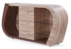 D4126N - Buffet - Dark Brown / Oak