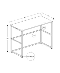 Computer Desk, Home Office, Laptop, Left Right Set-Up, Storage Drawers, Work, Contemporary, Modern