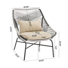 Ashland - 5 Piece Outdoor Conversation Set