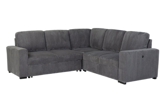 U2660 - Sectional Without Chaise And Without Pull Out Sofa Bed - Gray