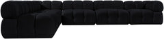 Orin - Velvet 6 Piece Modular L-Shaped Sectional