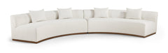 Avanti - 182.5" Chenille Fabric Upholstered 2 Piece Modular Sectional