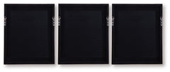 Hendridge - Taupe / White - Wall Art Set (Set of 3)