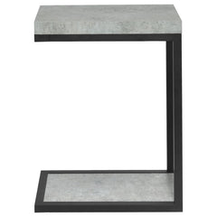 Beck - Engineered Wood C-Shape Sofa Side Table