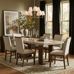 Ananda - Fabric Upholstered Dining Chair (Set of 2)