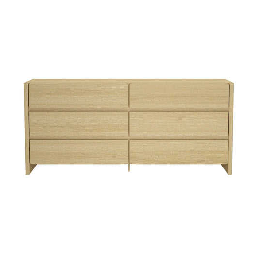 Linda - Double Wide Dresser With 6 Drawers