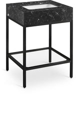 Marmo - Engineered Marble Bathroom Vanity With Black Base