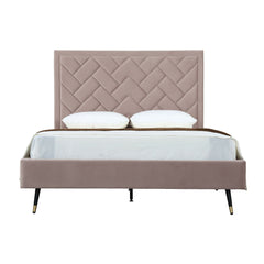 Crosby - Bed With Upholstered Headboard And Slats
