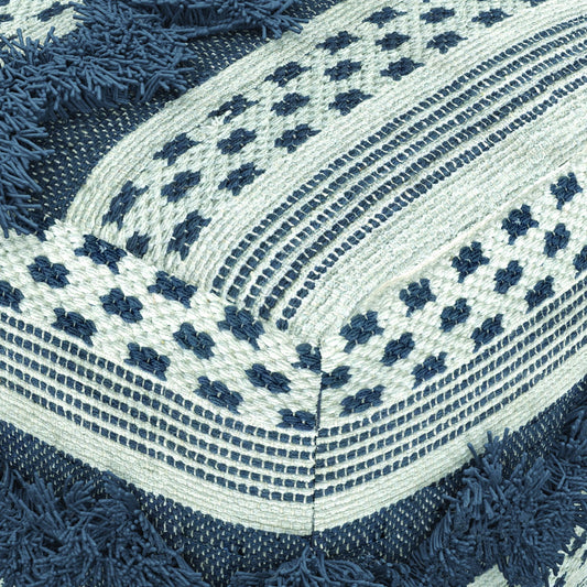 Bowden - Square Pouf Ottoman - Gray