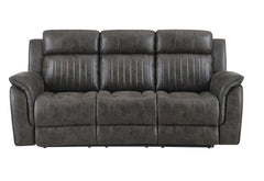 U8517 - Reclining Sofa / Console Reclining Loveseat - Gray