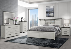 Ava - 5 Piece Full Bedroom Set - Beige