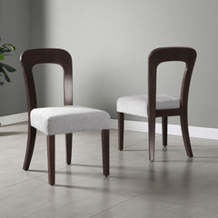 Upholstered Dining Chairs (Set of 2) - Gray