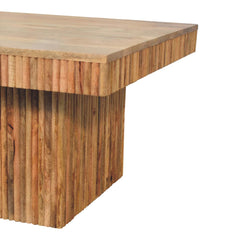 Soba - Chunky Coffee Table - Oak