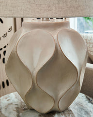 Edselham - Distressed Cream - Paper Table Lamp