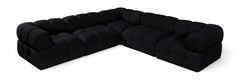 Orin - Velvet 5 Piece Modular Corner Sectional