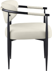 Virella - faux Leather Upholstered Dining Chair (Set of 2) - Black Base