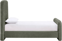 Fira - Chenille Fabric Upholstered Bed