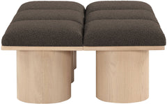 Pavilion - 6 Piece Modular Bench With Natural Base