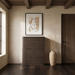 Morino - Oak Veneer And Solid Wood Chest - Brown