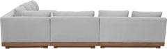 Solace - Olefin Performance Fabric 4 Piece Outdoor Patio Modular Sectional